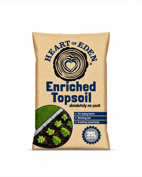 Heart of Eden Enriched Topsoil 35L